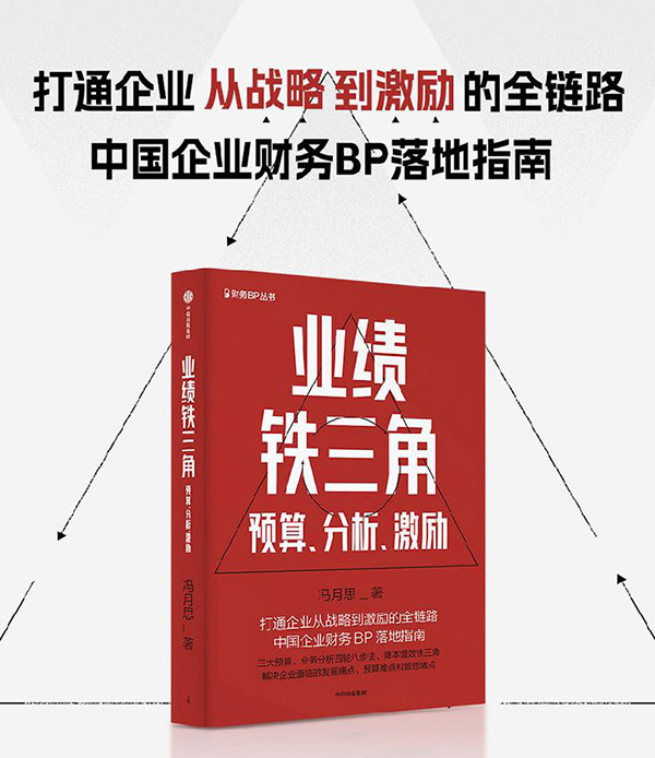 图书：业绩铁三角 【附赠思维导图+书签】预算、分析、激励 财务BP丛书 世界500强企业CFO实战之书 冯月思著 战略财务思维 业绩管理体系 中信出版社