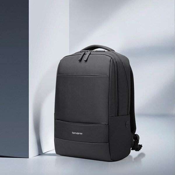 新秀丽（Samsonite）双肩包电脑包15.6英寸男女背包书包商务旅行通勤包TX6*09001黑色