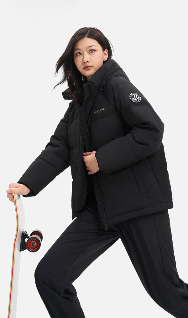 波司登冬季羽绒服女90绒经典休闲时尚百搭商场同款外套B20145112E