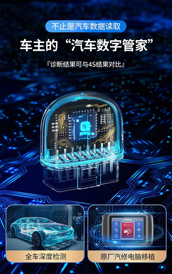 万车宝OBD汽车故障检测仪obd诊断仪全车蓝牙电脑手机版车辆智能盒子2 【旗舰版】全车深度检测-推荐款