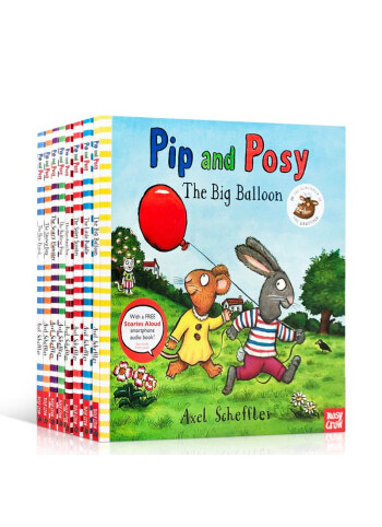 图书：英文原版 Pip and Posy 波西和皮普系列10册 平装绘本 儿童启蒙图画书