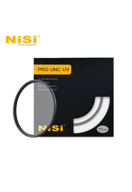 耐司（NiSi）UNC UV 77mm 保护镜 单反相机镜头UV镜 超薄铜框 尼康佳能滤镜 滤光镜