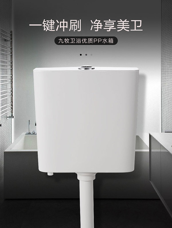 九牧 JOMOO卫生间家用水箱厕所配件节水大冲力按键双档速冲95027-01-3